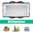 thumbnail image 5 of Octopus Large Capacity Reusable Foldable Oxford Cloth Laundry Basket Beach Bag Shopping Basket Grocery Bags, 5 of 7