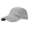 thumbnail image 2 of Ponytail Messy Buns Trucker Plain Baseball Visor Cap Unisex Hat, 2 of 2