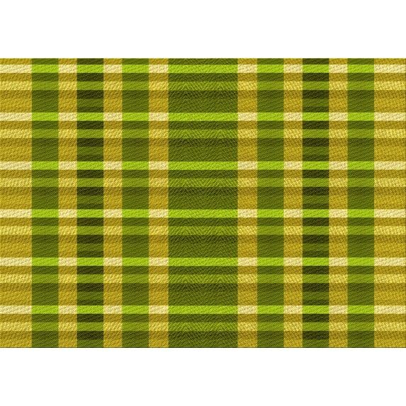 Ahgly Company Machine Washable Indoor Rectangle Transitional Olive Green Area Rugs, 2' x 5'