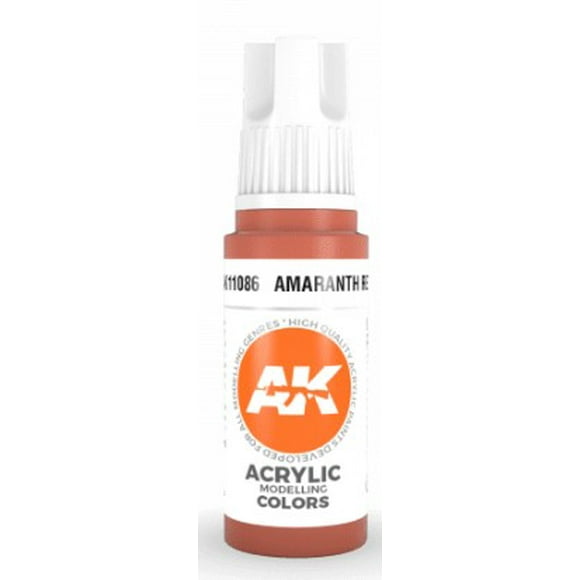 Amaranth Red Acrylic Paint 17ml Bottle