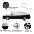 thumbnail image 5 of Car Hail Cover Protector with Storage Bag, 2025 Upgraded Hail Protector Car Cover, All Weather Snowproof Waterproof Windproof Sun Uv Protection (Silver Plus Velvet, Sedan), 5 of 7