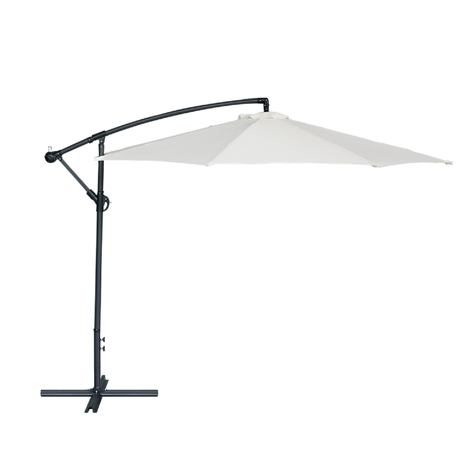 Jaxpety 10ft Hanging Patio Umbrella Outdoor Sun Shade Offset Market