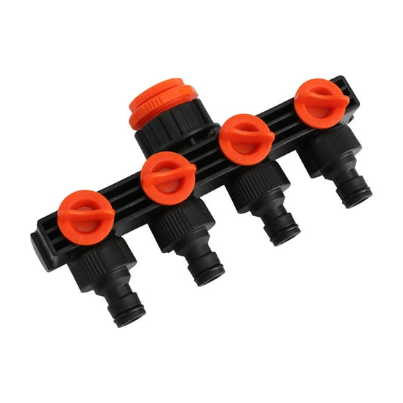 4 Way Garden Hose Splitters Faucet Diverter Tap Hose Connector Hose Pipe Splitter 4 Way