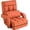 Orange, variant on 14-Position Adjustable Floor Chair, Chaise Lounge Indoor, Folding Lazy Sofa with Armrests and a Pillow Padded Adults Gaming Chairs for Living Room, Bedroom Factory Price (Green) 8803GN