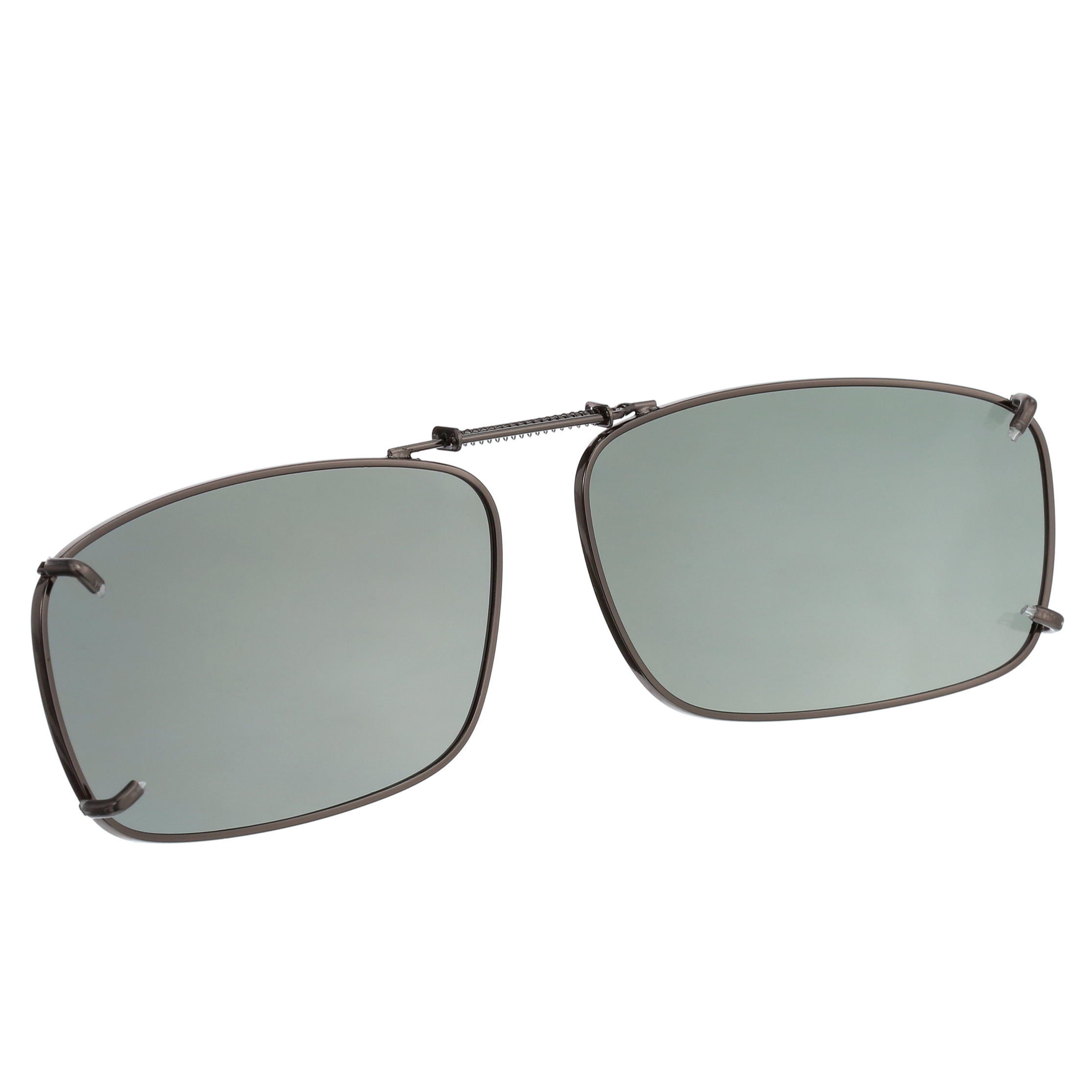 Polar Optics Optical Unisex FlipUps rec 19 GM 54 Clip Ons Sunglasses Gray