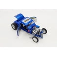 thumbnail image 3 of 1934 Rat Fink Hot Rod Blown Altered Coupe, Blue - Acme 18965 - 1/18 scale Diecast Model Toy Car, 3 of 10