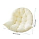thumbnail image 3 of Cojín colgante para silla de 90 x 80 cm | Cojín para respaldo de sofá para interior y exterior | Acolchado grueso y suave resistente a la intemperie | Repuesto duradero y fácil de limpiar para asient, 3 of 3