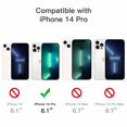 thumbnail image 3 of [3 in 1] Case for iPhone 14 Pro 6.1-Inch Screen Protector Camera Lens Protector with Full Coverage Tempered Glass Film, 3 of 15