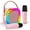Pink, variant on XAXRE Mini Karaoke Machine for Kids Adults, Portable Bluetooth Speaker with 2 Wireless Mic, Karaoke Machine with Voice Changing Effect Colorful Lights Birthday Gifts for Kids Ages 4 to 12+