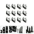 thumbnail image 2 of 12PCS Thickened Corner Brace 90° L-shaped Right Angle Bracket with 48PCS Screws, 2 of 9