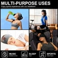 thumbnail image 2 of DIMEN Sleep Headband Headphones Bluetooth with Mic - HD Sound for Side Sleepers, Yoga & Sports, 2 of 7