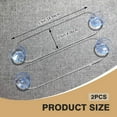 thumbnail image 3 of Windshield Mount Transponder Holder Pass Mounting Strips with Adhesive & Strong Suction Cups Pass Holder, 3 of 8