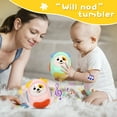 thumbnail image 2 of GRM Baby Toys, Roly Poly Toys for 3-12 Month Babies Developmental Tumblers for 1 2 3 Year Old Girls & Boys Early Educational Infant Teething Toys Puppy Shape with Small Bell, 2 of 7