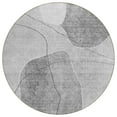 thumbnail image 2 of Addison Rugs Chantille Indoor/Outdoor Transitional Abstract Gray Washable Round Rug, 8' x 8', 2 of 6