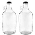 thumbnail image 1 of nicebottles Lot de 2 carafes à poignée en verre Transparent, 1 of 3