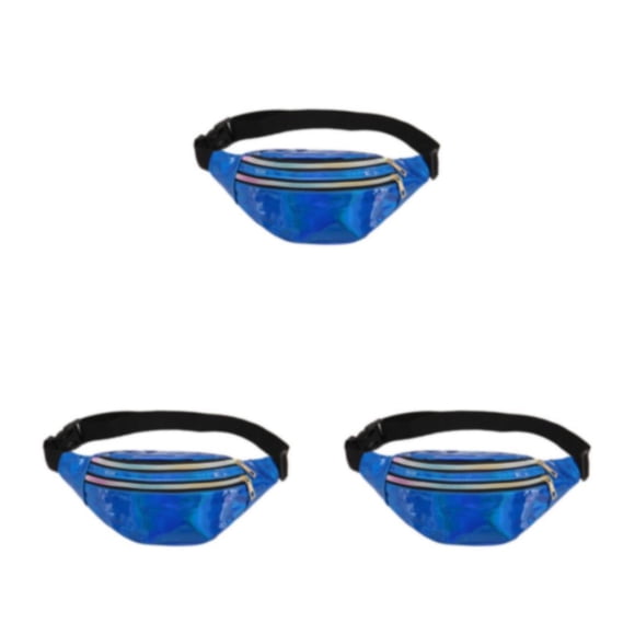Sonducket Riñonera de moda de PU Manténgase a la moda mientras mantiene las manos libres Riñoneras Riñoneras de mujer azul Type1 NO1