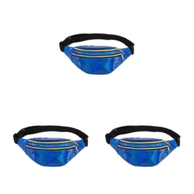 Sonducket Riñonera de moda de PU Manténgase a la moda mientras mantiene las manos libres Riñoneras Riñoneras de mujer azul Type1 NO1
