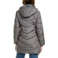 thumbnail image 2 of Big Chill Women's and Women's Plus Chevron Quilted Puffer Jacket with Hood, Sizes S-3X, 2 of 3