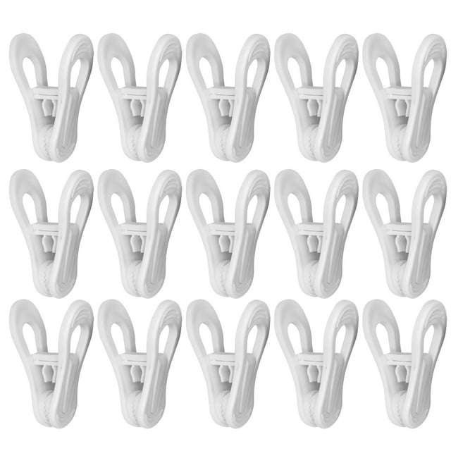 25 Pcs Plastic Towel Clips Bright Color Multipurpose Windproof