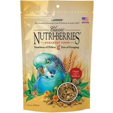Lafeber Classic Nutri-Berries Parakeet Food [Bird, Food] 10 oz