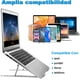 thumbnail image 4 of Soporte para computadora portátil, Soporte Laptop de Aluminio Base Plegable y Ajustable de 7 Niveles de Altura, Soporte Ergonómico de Tableta o Libros para Computadora Portátil Dentro de 18 ", 4 of 5