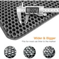thumbnail image 3 of BN-LINK 17" x 23" Cat Litter Mat Trapping Match, Honeycomb Double Layer Design, Urine-Proof and Water Proof, Scatter Control, Easier to Clean & Washable(Gray), 3 of 6