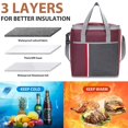 thumbnail image 4 of DPTALR About 24L Capacity Picnic Insulated Ice Pack Portable Storage Waterproof Cloth+aluminum Film Lining Available In Multiple Colors, 4 of 6