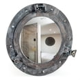thumbnail image 3 of 12" Rustic Black Grey Porthole Window | Vintage Ship Decor Mirror | Pirate Gift | Nagina International, 3 of 4
