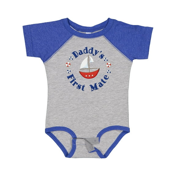 Inktastic Daddy's First Mate Boys or Girls Baby Bodysuit