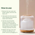 thumbnail image 2 of Plant Therapy Serenity Glass Diffuser, Elegant Glass Cover, Intermittent & Continuous Mist, Multiple Light Settings, Essential Oil Diffuser, 250 Square Feet Coverage, 2 of 8