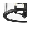 thumbnail image 6 of Gilliam Collection 13 in. Three-Light Matte Black New Traditional Semi-Flush Mount, 6 of 11
