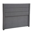 thumbnail image 2 of Box Base Cama King Size + Cabecera Lugo Gris Dicasa  Plomo, 2 of 7