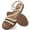 7106 Beige, variant on Ecetana Flat Sandals for Women Comfortable Walking Summer Beach Womens Sandals