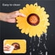 thumbnail image 2 of Inteprter Posavasos de corcho Salvamanteles de girasol Copa de PVC / Soporte para maceta Posavasos colgantes Almohadilla aislante Evitar marcas quemadas Mostrada Numero 3 Inteprter HA027528-03, 2 of 6