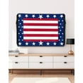 thumbnail image 5 of 4th of July Red White Stripes Star Outdoor TV Cover 60 to 65 Inch Waterproof, Patriotic Independence Day 600D Oxford TV Covers with Zipper, Outside Flat TV Screen Protector 58"Wx37"Hx4.5"D, 5 of 7