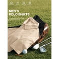 thumbnail image 6 of RICHCOIN Polo Shirts for Men Textured Knit Golf Shirts Casual Short Sleeve Old Money Tops, 6 of 7