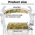 thumbnail image 6 of COEQINE Sunflower Butterfly Medical Rollator Walker Seat & Back Covers Rollator Walker Accessories for Seniors Machine Washable Rollator Seat and Backrest Cover for Women, 6 of 7