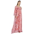 thumbnail image 2 of Moomaya Women's Sexy Swimsuit Cover Up Caftan Kimono Sleeve Beachwear Sheer Kaftan, 2 of 7