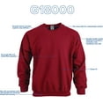 thumbnail image 4 of (2 pack) Gildan Adult Heavy Blend Fleece Crewneck Sweatshirt, up to Size 3XL, 4 of 8