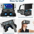 VR Headset for Nintendo Switch & Switch OLED Model, OIVO Labo VR