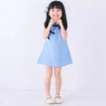 thumbnail image 4 of URMAGIC Toddler Kids Baby Girl Chinese Cheongsam Dress Qipao Classical Dress Outfit Set Clothes 4-5 Years, 4 of 14