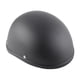 thumbnail image 4 of Motorcycle Low Profile Half Face Helmet Skull Cap Matte Black (L), 4 of 5