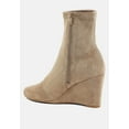 thumbnail image 4 of Yara Microfiber Wedge Sock Boots, 4 of 6