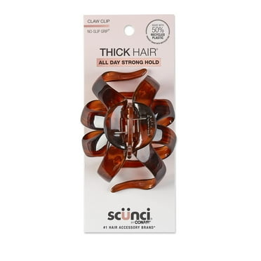 Scunci Large Octo-Jaw Claw Clip, Tortoiseshell, 1 Count