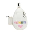 thumbnail image 2 of harper Tennis Racket Shoulder Bag Badminton Racquet Bag Portable Water Resistant Racket White, 2 of 10