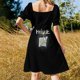thumbnail image 5 of FriDge'... ¡El aparato de la ciencia! Vestido de manga corta. Vestidos de mujer. Falda de mujer. Vestido., 5 of 7