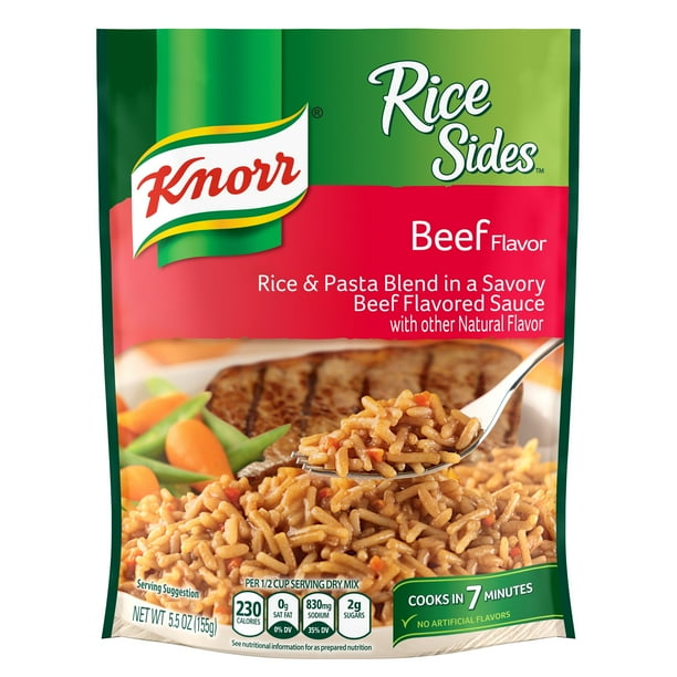 Knorr Rice Sides Dish Beef 5.5 oz - Walmart.com - Walmart.com