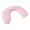 Pink, variant on Serenable PU Leather U Shape Arm Rest Detachable Tilt Design Comfortable Portable Non Slip for Table Nails Tech Salon Use Acrylic Nails Pink