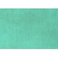thumbnail image 1 of Ahgly Company Machine Washable Indoor Rectangle Solid Turquoise Blue Modern Area Rugs, 7' x 10', 1 of 4