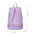 thumbnail image 2 of Bolsa de gimnasia deportiva Zhivalor Mochila impermeable con compartimento para zapatos, 2 of 6